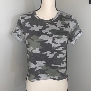 Camo Crop Top